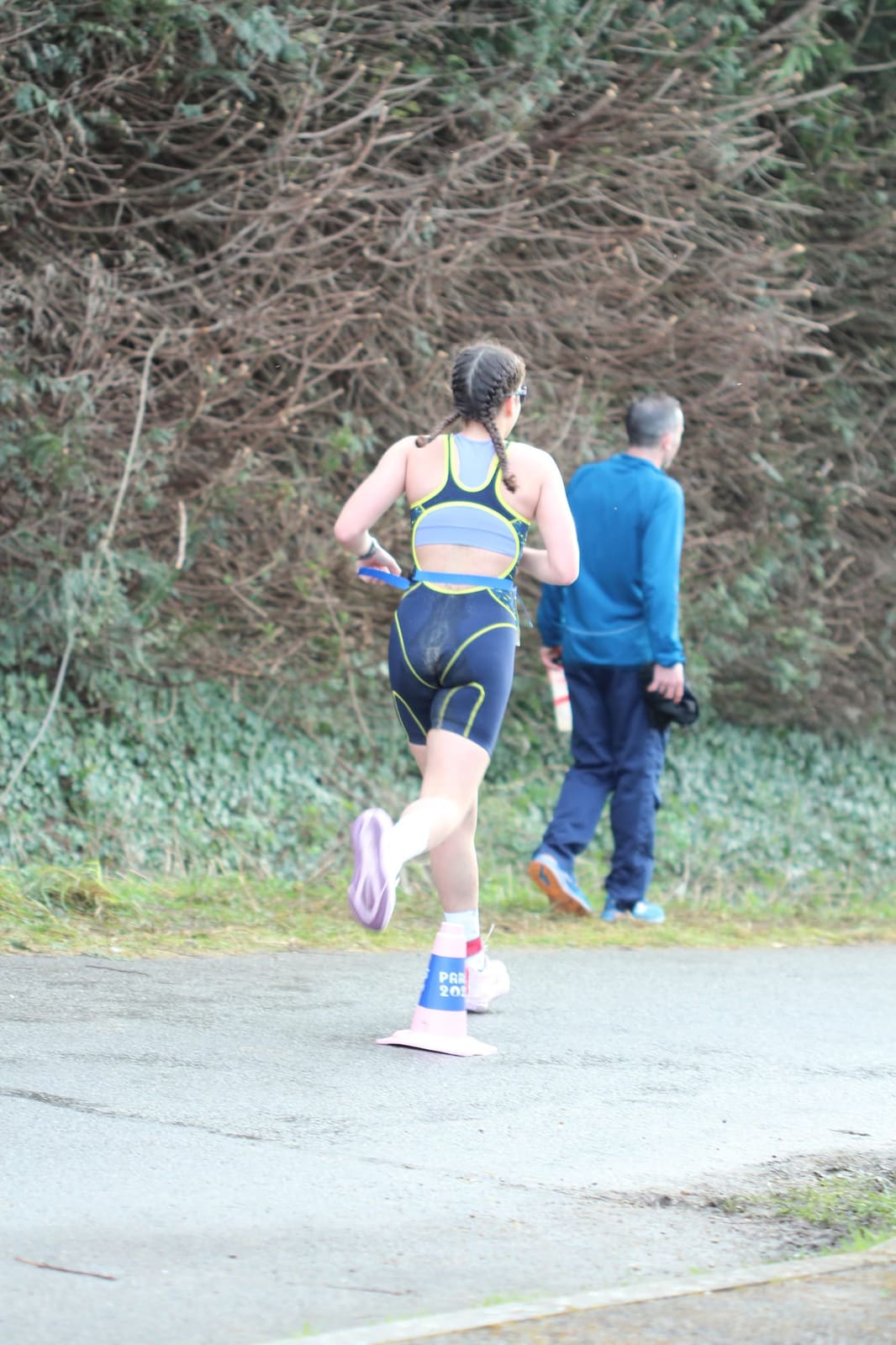 Course à pied en forêt