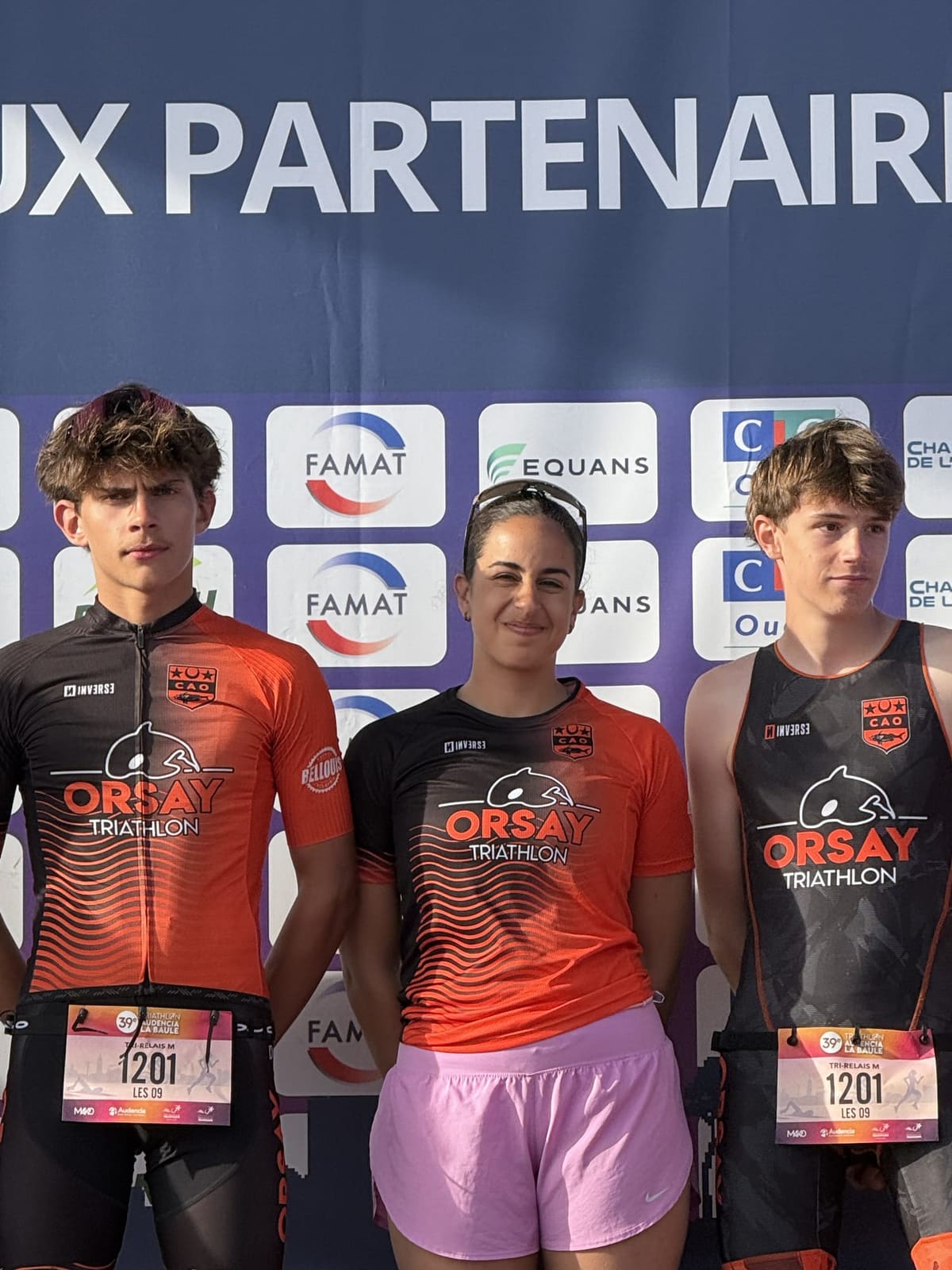 Podium par équipe à La Baule